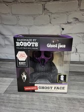 Handmade Robots Knit Series Purple Ghost Face Limited Edition 182 Whatnot Vinyl