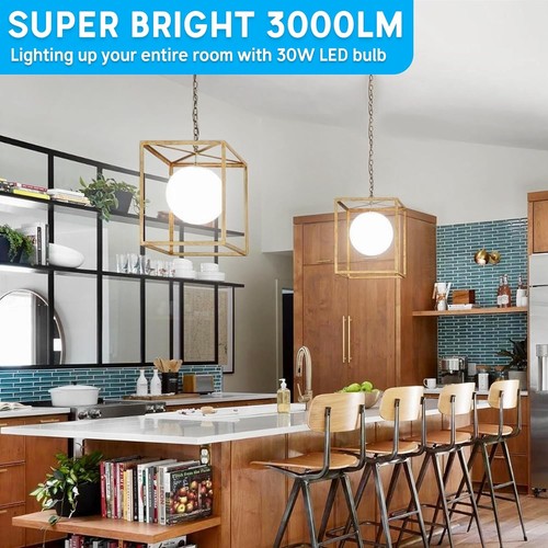 250 watt-300 watt Equivalent LED Light Bulbs, 3000 Lumens Daylight White - Picture 2 of 7