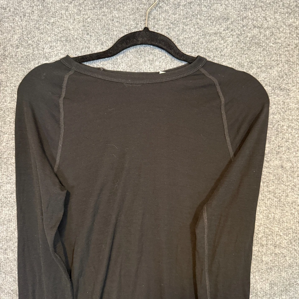 Ibex Shirt Womens Small Crewneck Stretch Long Sleeve Base Layer Merino Wool Flaw - Image 4 of 4