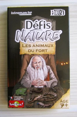 jeu DEFIS NATURE les animaux du fort / cartes FORT BOYARD / intermarché 2026 - Photo 1/2