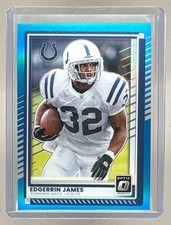 Edgerrin James 2025 Panini Donruss Optic #185 Aqua Prizm /349