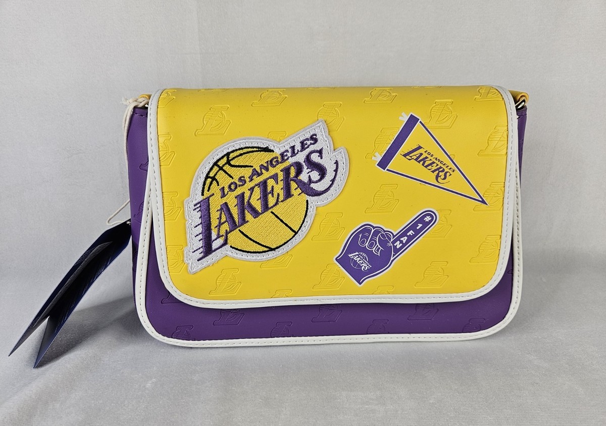 Loungefly NBA Los Angeles Lakers Logo Crossbody Purse Amazon.com: Loungefly NBA: Los Angeles Lakers Crossbody Bag  main image 3