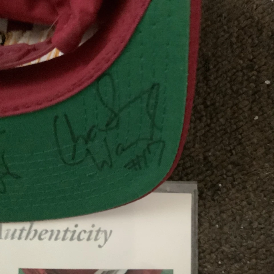 Charlie Ward & Warrick Dunn Signed & Verified Florida St. Seminoles Hat - Image 3 of 4