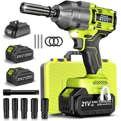 Akku Schlagschrauber 1050Nm 21V Brushless Impact Wrench Set 2 Akkus
