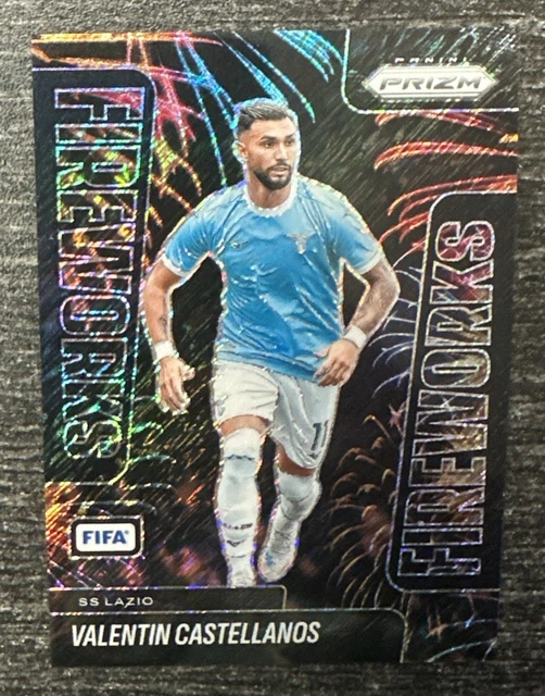 VALENTIN CASTELLANOS - 2025-26 Panini Prizm FIFA Soccer BLACK SHIMMER 1/1 SSP