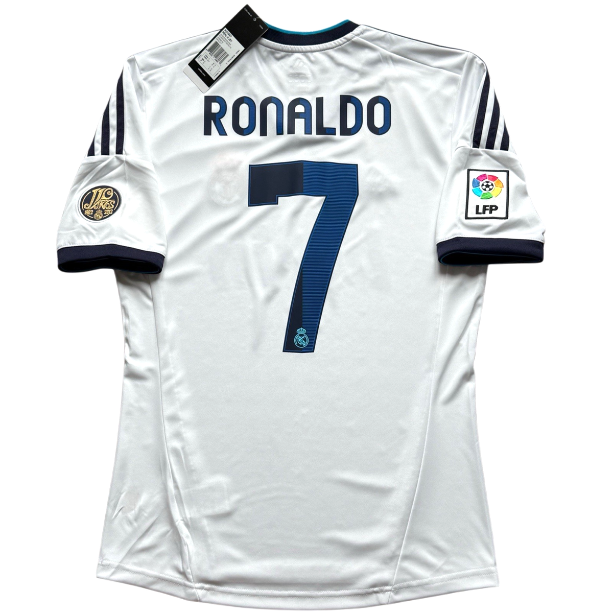 2012/13 Real Madrid Home Jersey #7 Ronaldo Small adidas Soccer La