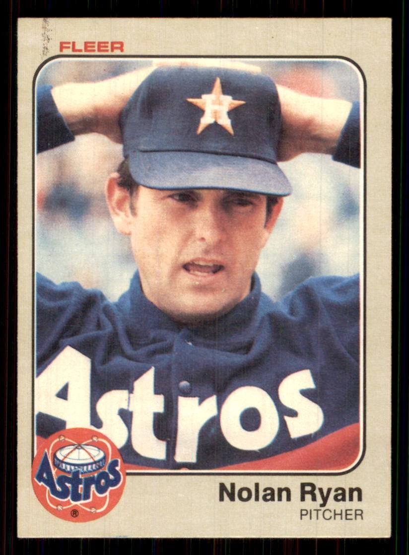 1983 Fleer #463 Nolan Ryan Houston Astros
