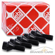 5x FEBI BILSTEIN RADBOLZEN M12x1,5x26 mm SW17 KEGELBUND KEGELSCHRAUBE 50024883