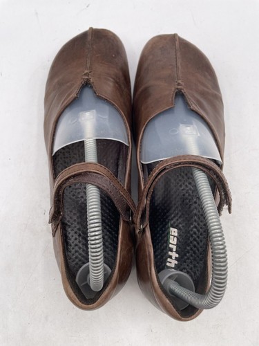 Earth Mary Jane Shoes Women's Sz 7.5B Burgundy Leather Hook Loop Casual - Afbeelding 4 van 7