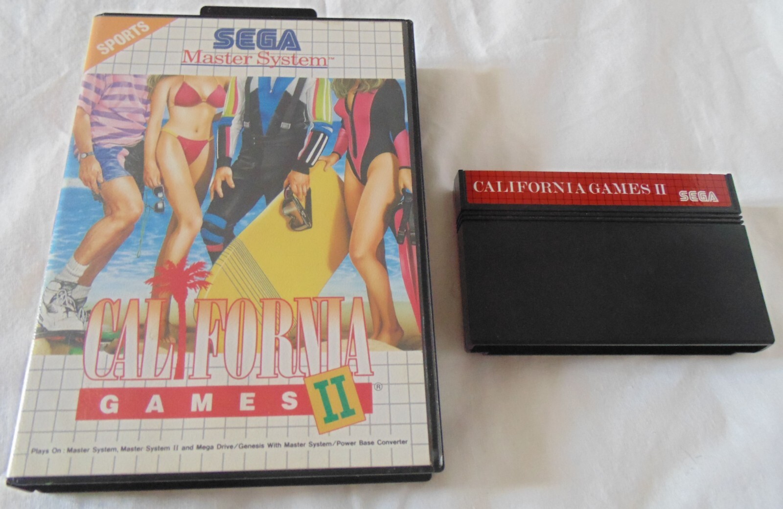 california games 2 authentique version originale sega master system en boite