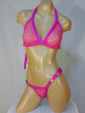 Exotic dancer stripper med/large multicolor 2 pc bikini dance outfit-dancewear
