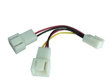 3-Pin Power Splitter Cable 3 pack