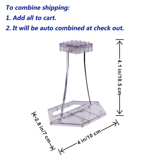 Soporte de exhibición para LEGO 75323 The Justifier, soporte acrílico 3D transparente solamente. - Imagen 2 de 6