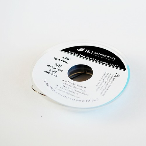J&J Ortho™ Orthodontic NiTi Ultra Elastic Wire Spool 16.4'(5m) - Picture 5 of 5