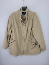 Mackintosh New England Jacket Womens Plus 1x Brown Pockets Outerwear