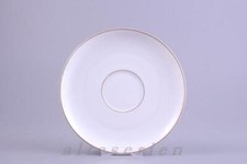 Untertasse für Suppe Heinrich Anmut Scherbe weiß Goldrand 16117