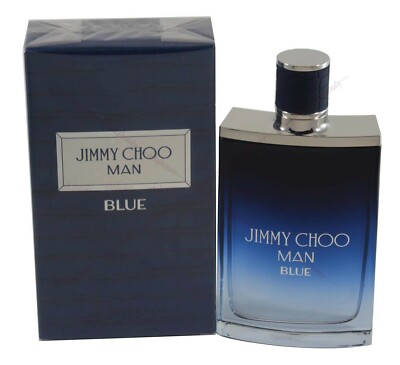 Jimmy Choo Man BLUE By Jimmy Choo 3.4/3.3oz/100ml Edt Spray For Men New In Box