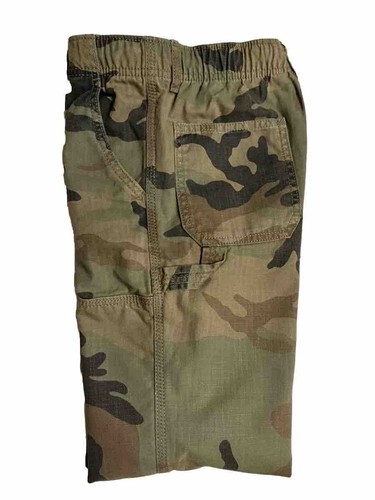 Gap Kids Size XL 12-13 Cargo Pants Camouflage Elastic Stretch Waistline Pockets - Picture 4 of 18