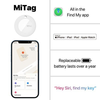3 pcs MiLi MiTag Smart Geo Tag   Bluetooth Schlüsselfinder Tracker IP67 Wo ist?