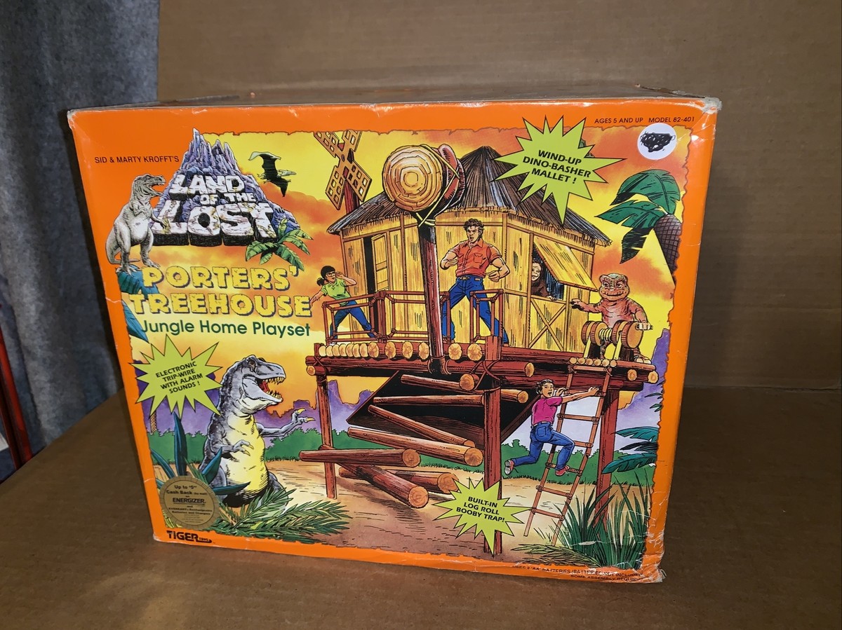 Rare Vintage 1992 Land of the Lost Porters Treehouse Jungle Home