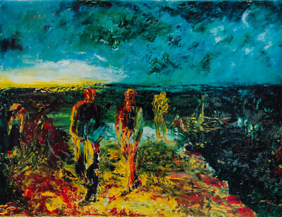 Jack Butler Yeats - Men of Destiny (1946) Irish Modernist - 17'' x 22'' Art Print