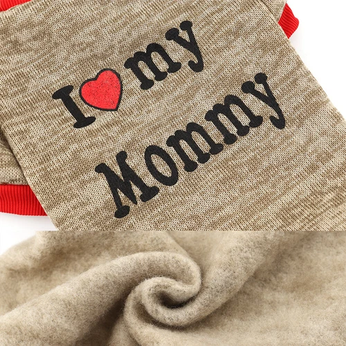 I Love Mummy/Daddy Dog Jumper Chihuahua Clothes Pet Puppy Cat Sweater Purppy UK - Picture 10 of 34