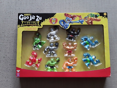 GooJitZu minis Heroes 10 Figure pack Goo Trash Scorpius Blazagon
