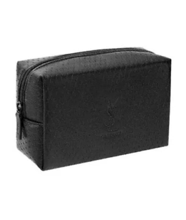 NUOVA YSL Yves Saint Laurent Parfums NERA borsa da viaggio uomo toilette trucco