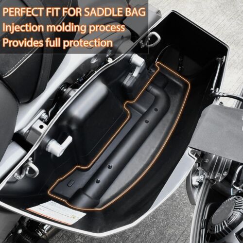 For Harley Davidson Touring Road Glide 2024 TPE Saddlebag Mats Side Luggage Pad - Picture 2 of 10