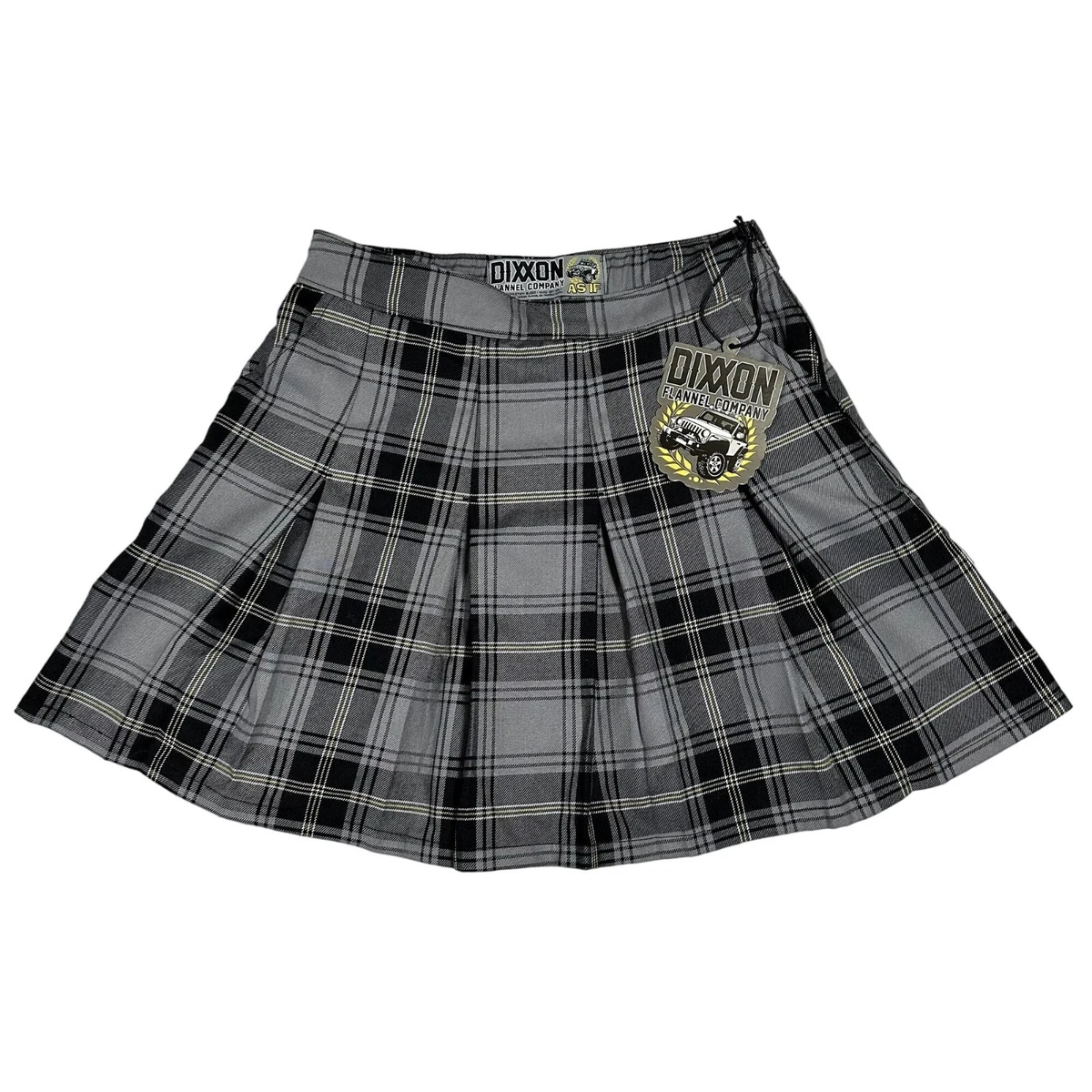 Gray flannel skirt top