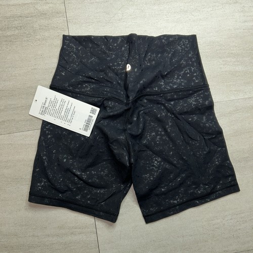 Lululemon Align HR Short *6” - Formulate Emboss Black Size 6 NWT! - Picture 2 of 2