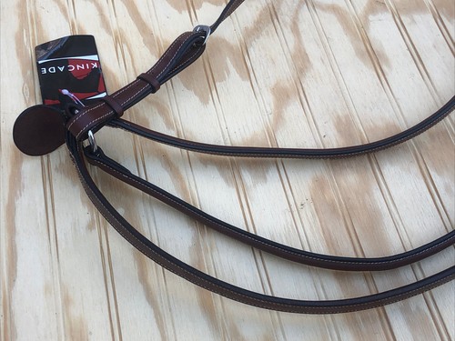 Kincade Breastplate Standing Martingale Brown Leather Horse Tack #584301 NOS - Picture 8 of 18
