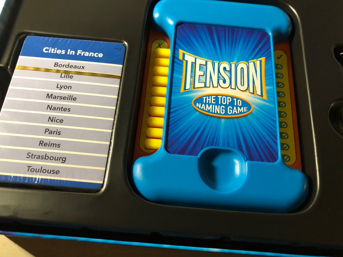 Roll Call Trivia Game TENSION : Family Edition - Top 10 Naming Game By Cheatwell In Vgc (FREE UK P&P) | UK Football Gifts