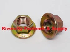 M10-1.25 JIS Flange Nuts Small Hex M10x1.25 Nut 10mm x 1.25 Smooth Flange 10.9