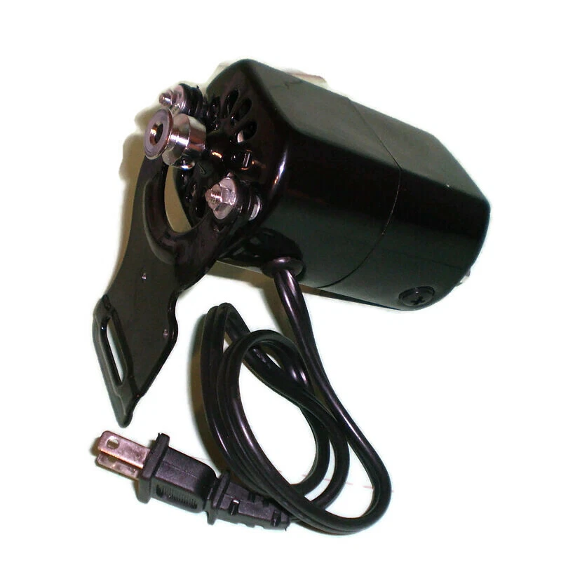 Domestic Sewing Machine Motor .9 Aamps Motor With Belt And Carbon Brushes - Image 2 of 3