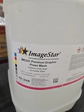 PRESS WASH FAST DRY SOLVENT NO UPS HAZMAT FEE! NEW 5 GALLON JUG