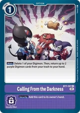 Calling From the Darkness - BT7-107 NM - Digimon TCG
