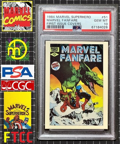 1984 FTCC Marvel First Issue Covers - Marvel Fanfare #1 - PSA 10 GEM MINT - POP5