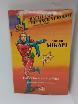 TSR, Inc.  1 on 1 Adv. Gamebook D&D, You Are Mikael Battle For The Ancient Robot