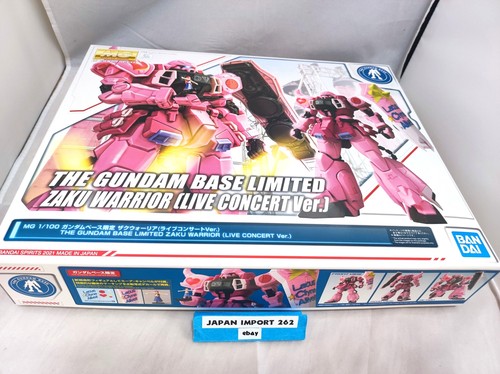 Bandai MG 1/100 Gundam Base Limited Zaku Warrior Live Concert Version Pink New!! - 第 1/8 張圖片