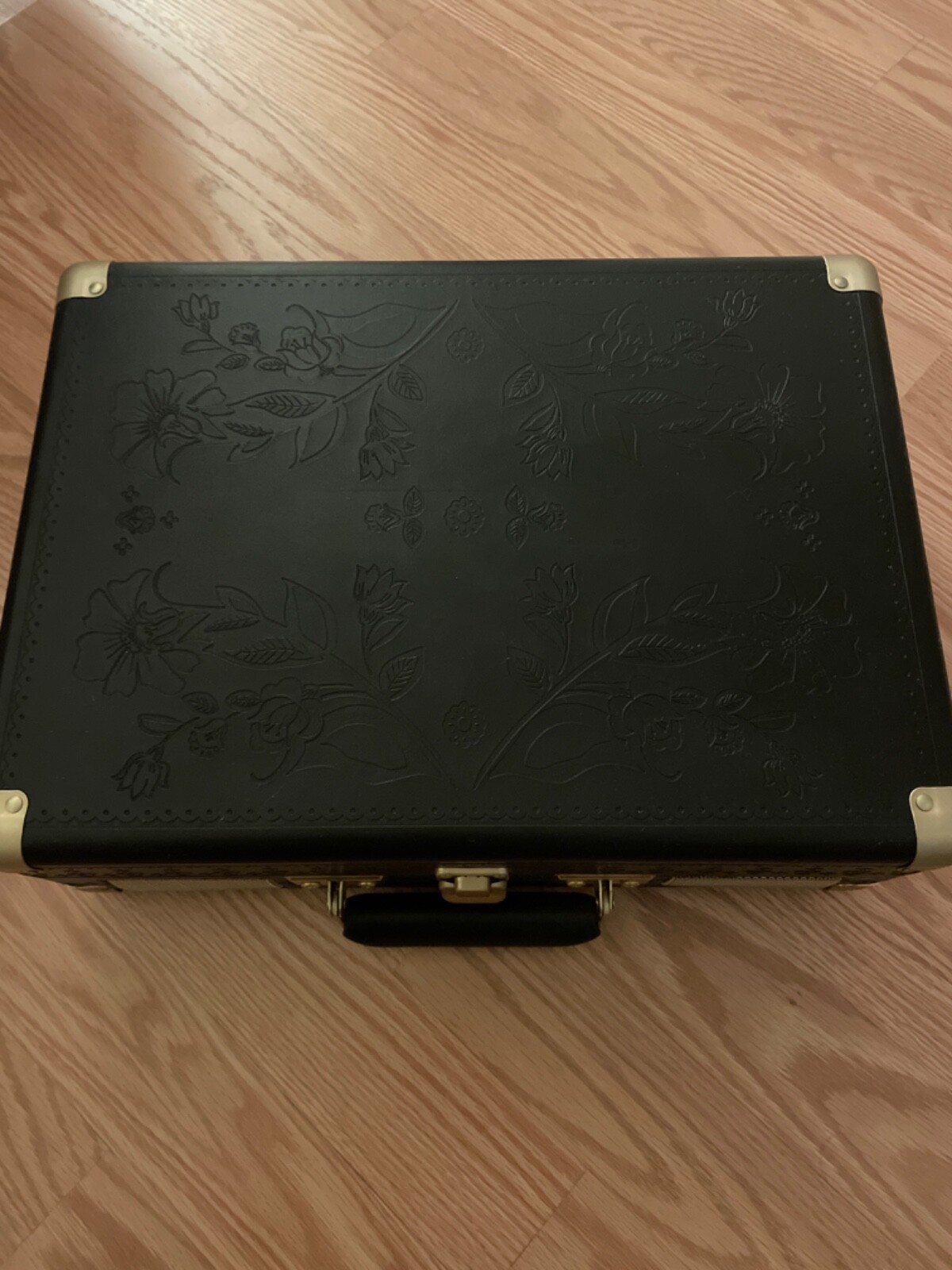 Crosley Urban Outfitters Black Faux Leather Record Player with Vintage Details-image