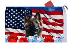 Belgian Laekenois Patriotic Mail Box Cover