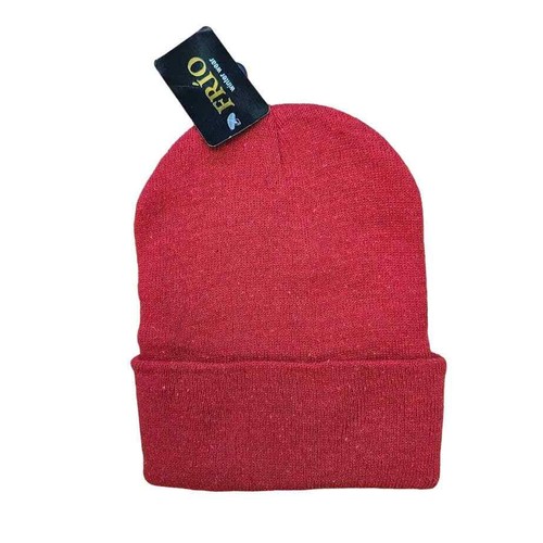 FRIO Bundle Confezione 3 Cappelli Beanie Taglia Bambino, Rosso, Blu, Nero Taglia Unica - Foto 2 di 5