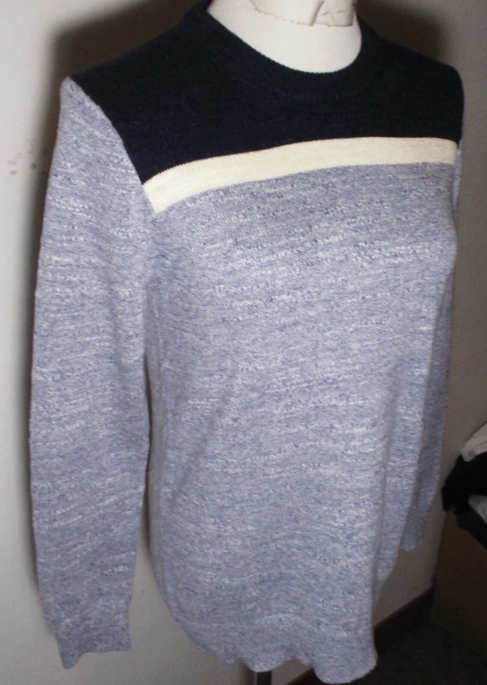 Suéter CREWCUTS Azul Manga Larga Cuello Redondo Niña Talla 14 Foto 3 de 4