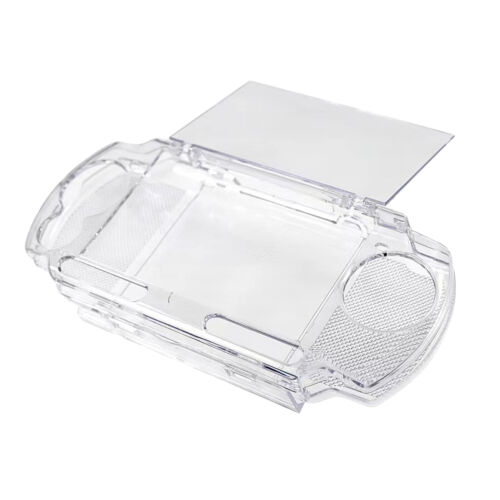 Przezroczyste kryształowe twarde etui ochronne flip case powłoka do Sony PSP 2000 3000 - Zdjęcie 1 z 12