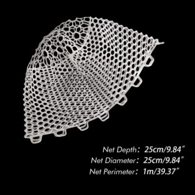 Rubber Net Replacement Circumference: 39" Diameter: 14" Net Depth: 10"  Black | eBay