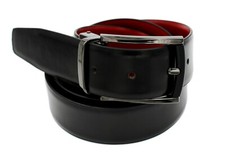 Marco Valentino Black and Red Reversible Men's Belt