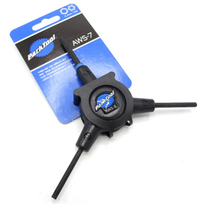 Park Tool AWS-7 Fahrrad Werkstatt 3-Wege Sechskant & Torx Schraubenschlüssel 4/5/T25 Brandneu K6