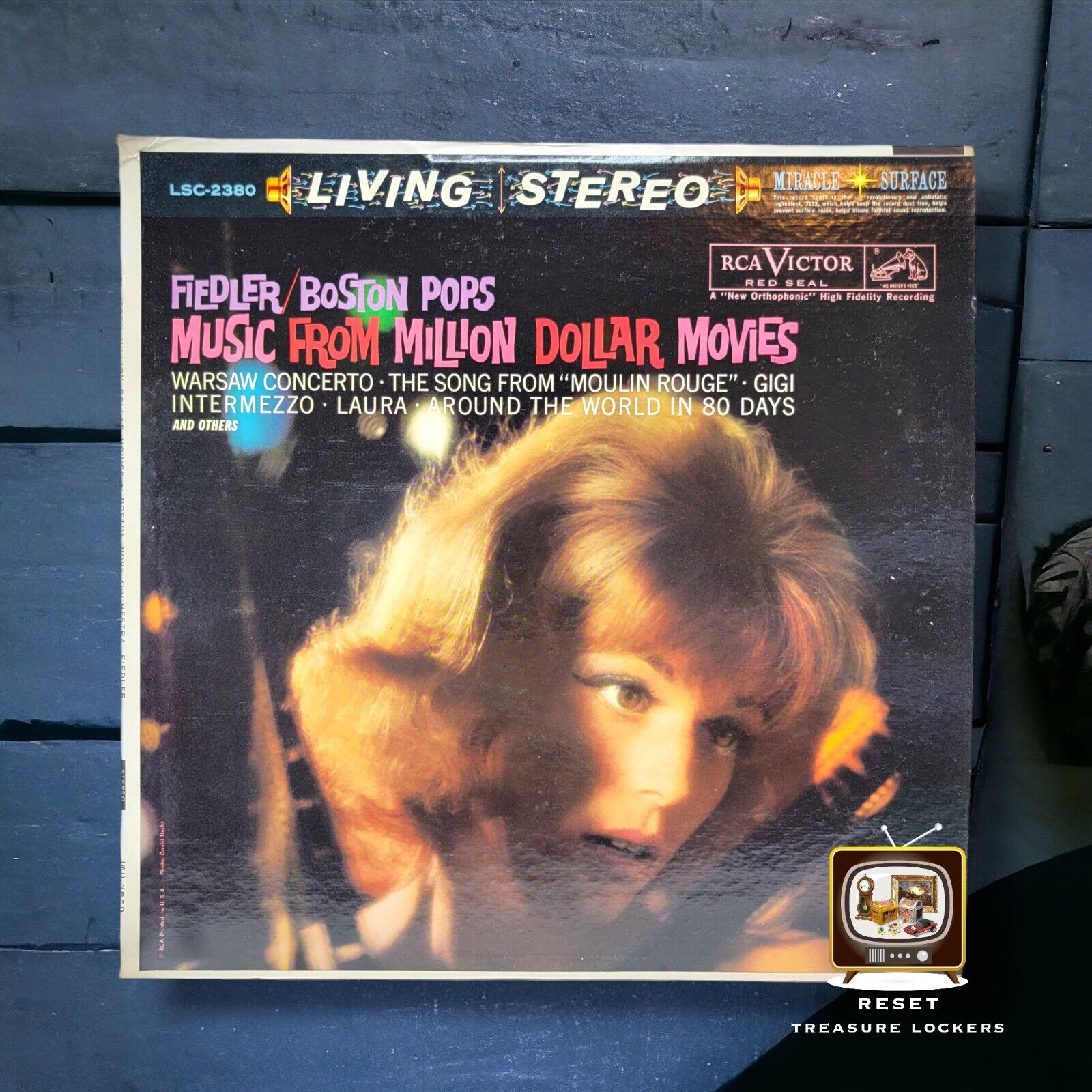 1960 Fiedler/Boston Pops, Music from Million Dollar Movies - Vinyl LP LSC-2380