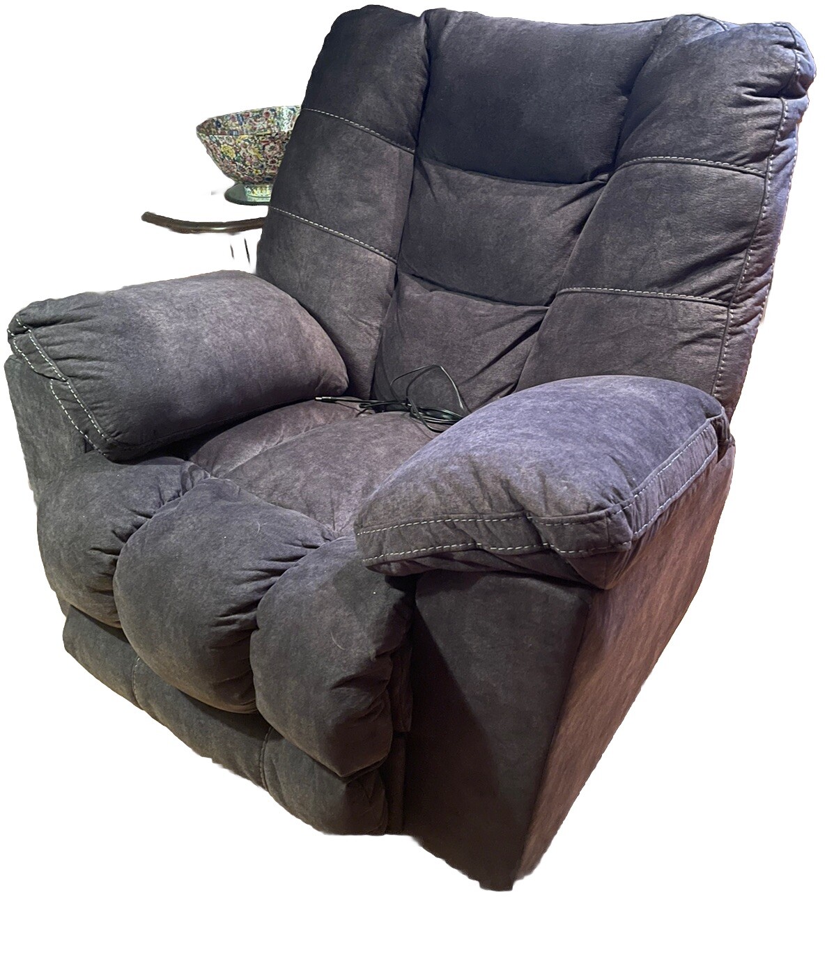 Lane Home Furnishings Rocker Recliner w/Heat & Massage, Brown ...